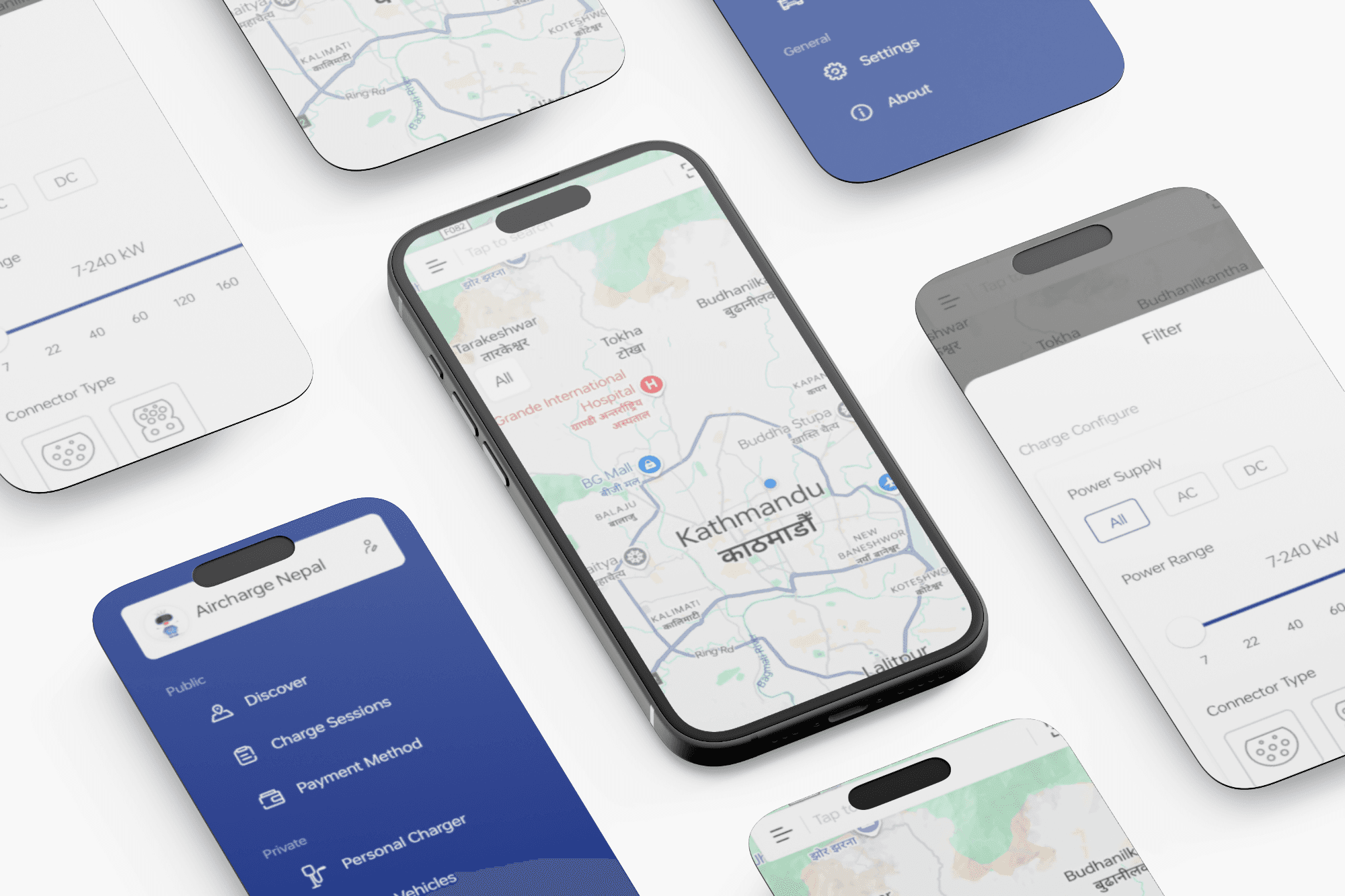Application mockup showcase